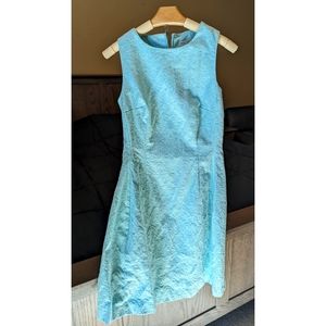 Eva Mendes Blue Dress